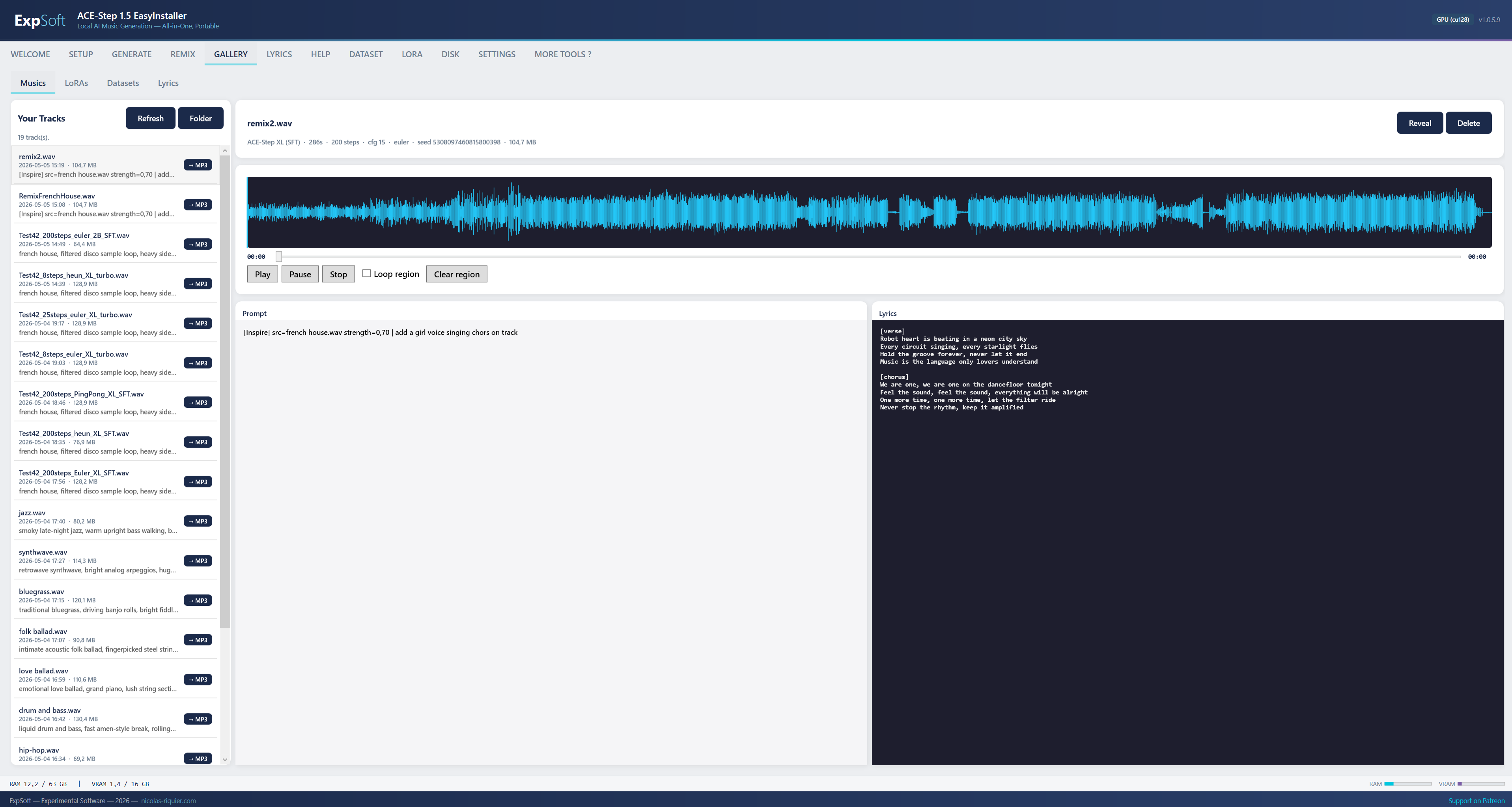 ExpSoft ACE-Step 1.5