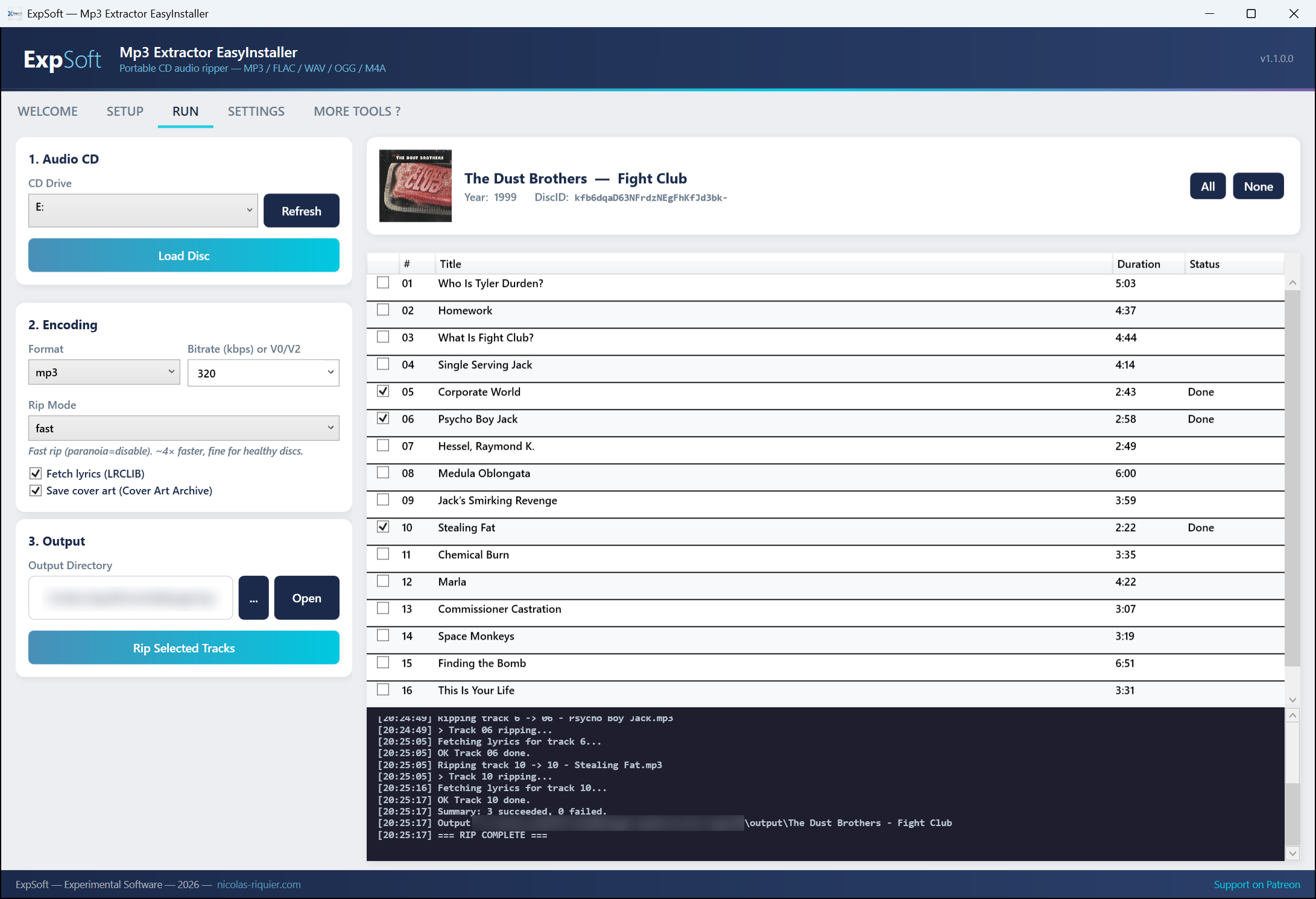 ExpSoft Mp3 Extractor